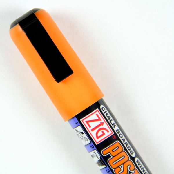 Orange Posterman Wet Wipe Pen - 6mm Nib